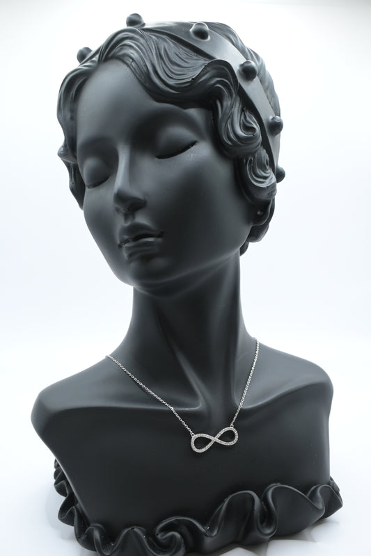 925 Ayar Gümüş Sonsuzluk Sembollü Kolye